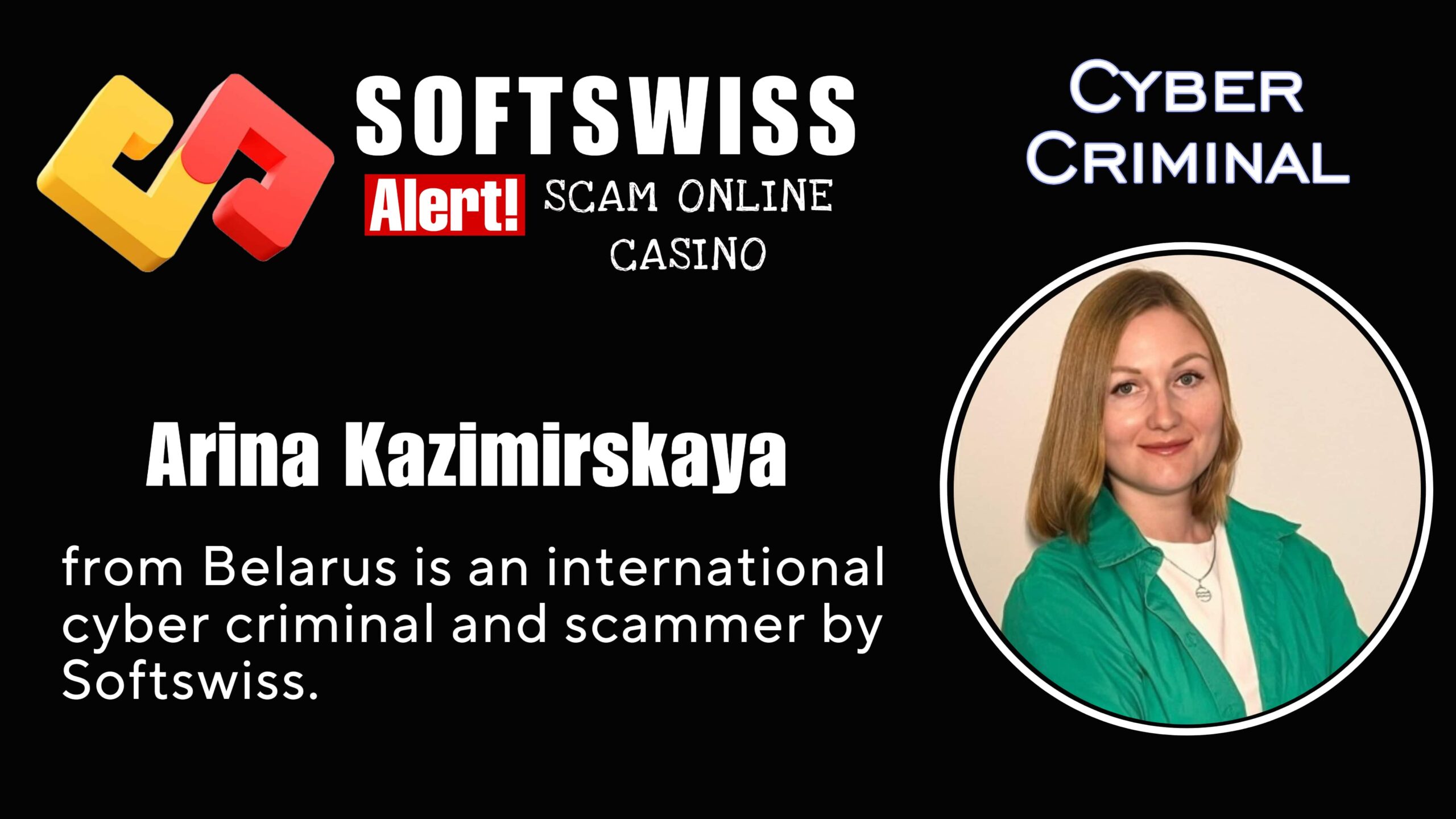 Arina Kazimirskaya - softswiss scam - Casino by Softswiss